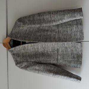 J. Crew Black and White Tweed Blazer Size 0
